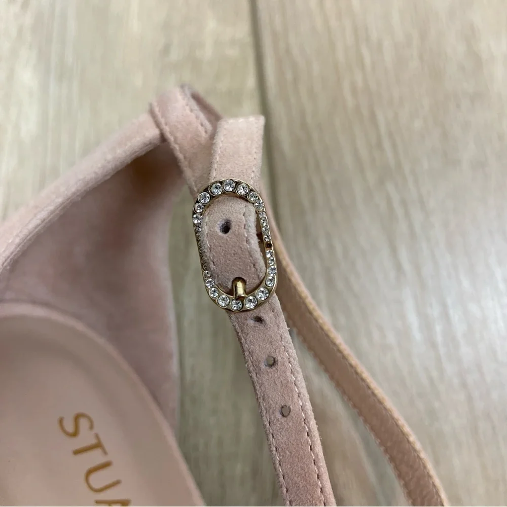 Stuart Weitzman Nudistcurve 100 Highshine Sandal Size 9.5